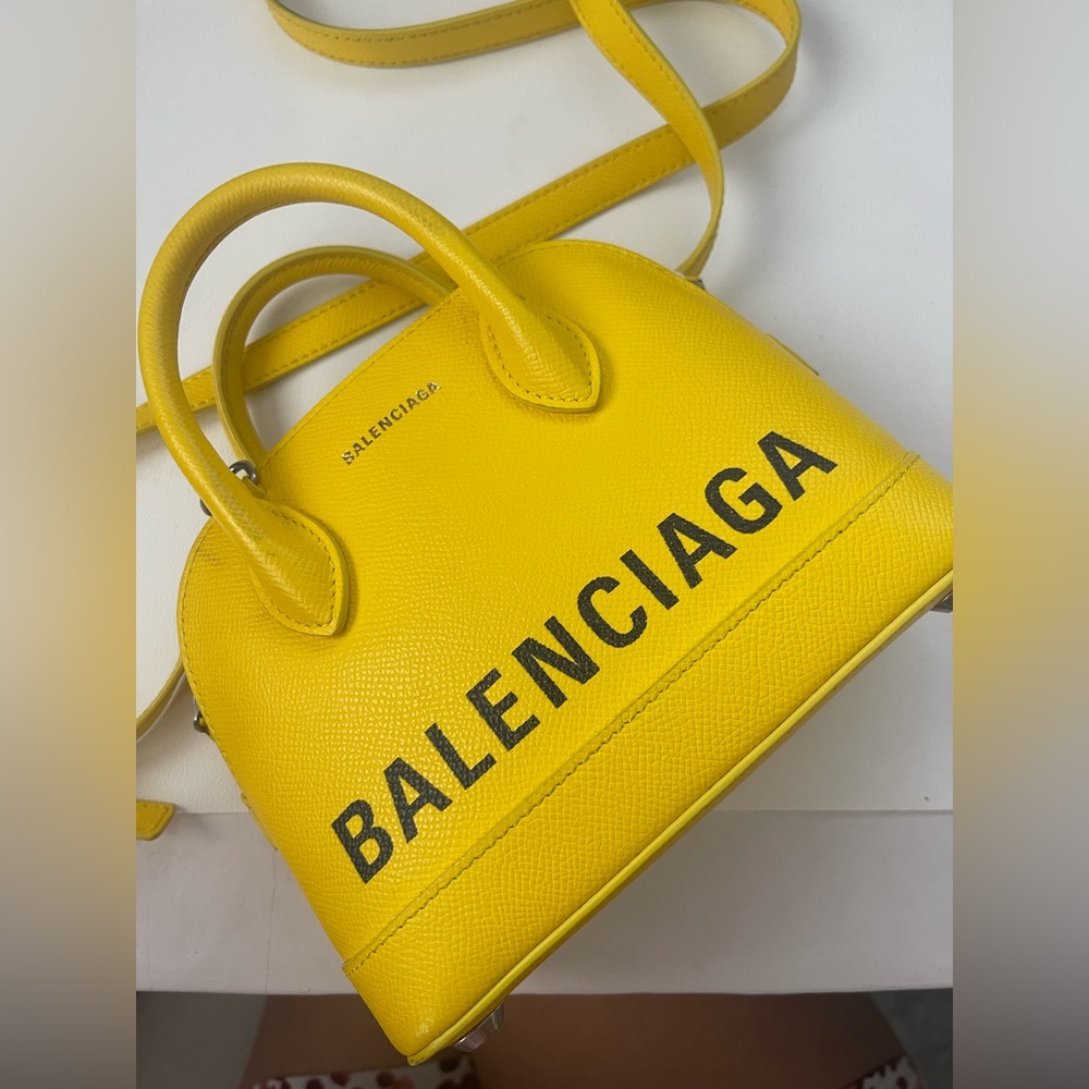 Balenciaga Grained Calfskin XXS Ville Top Handle